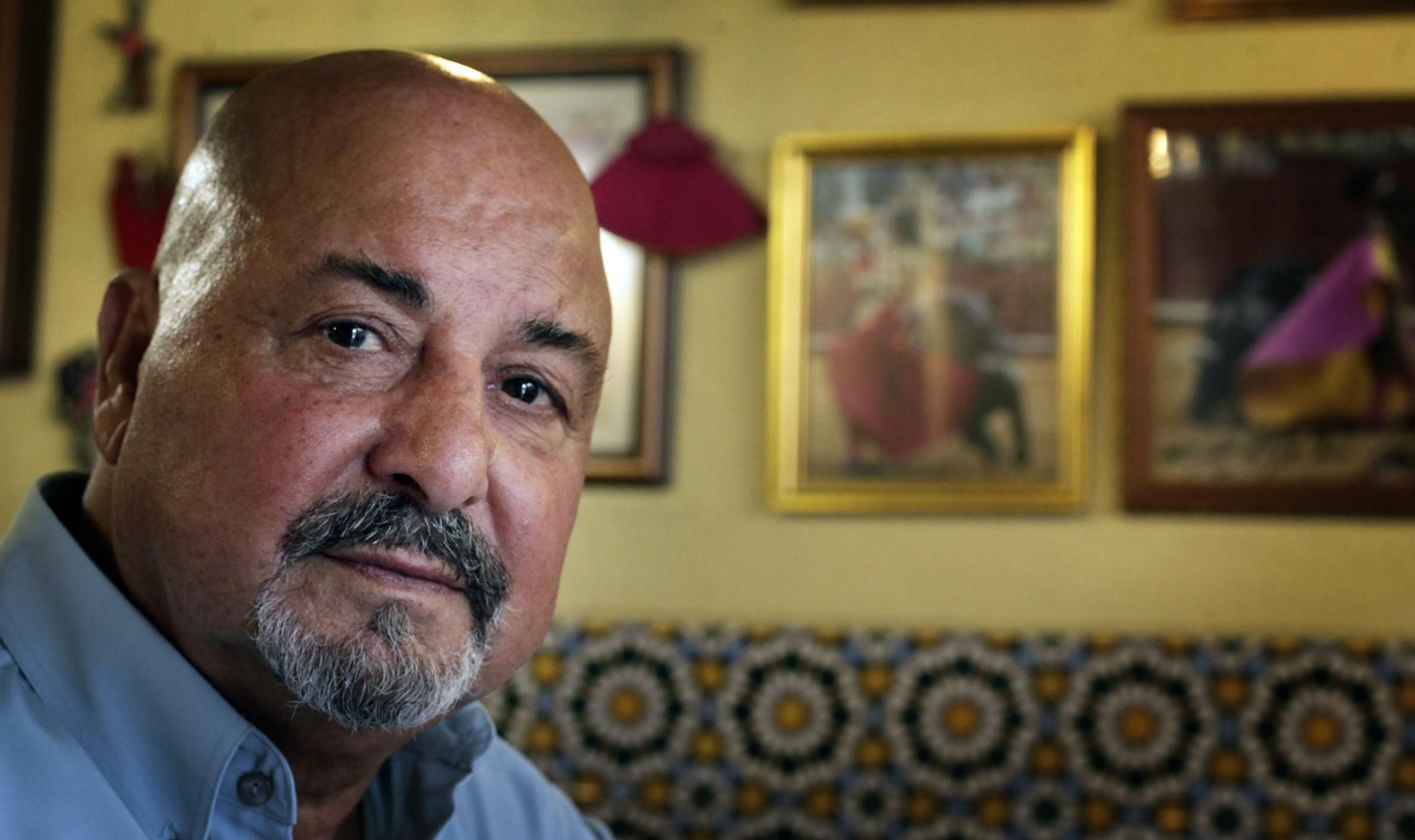 Fernando Gálvez, durante la entrevista realizada en el Bar Arco Santiago en 2013.