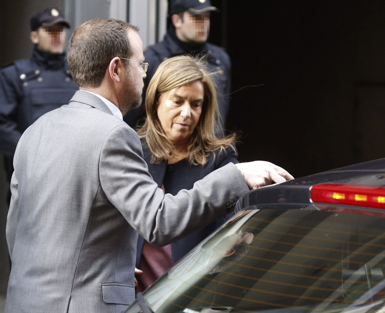 La ex ministra de Sanidad Ana Mato, a su salida de la Audiencia Nacional en marzo de 2015.