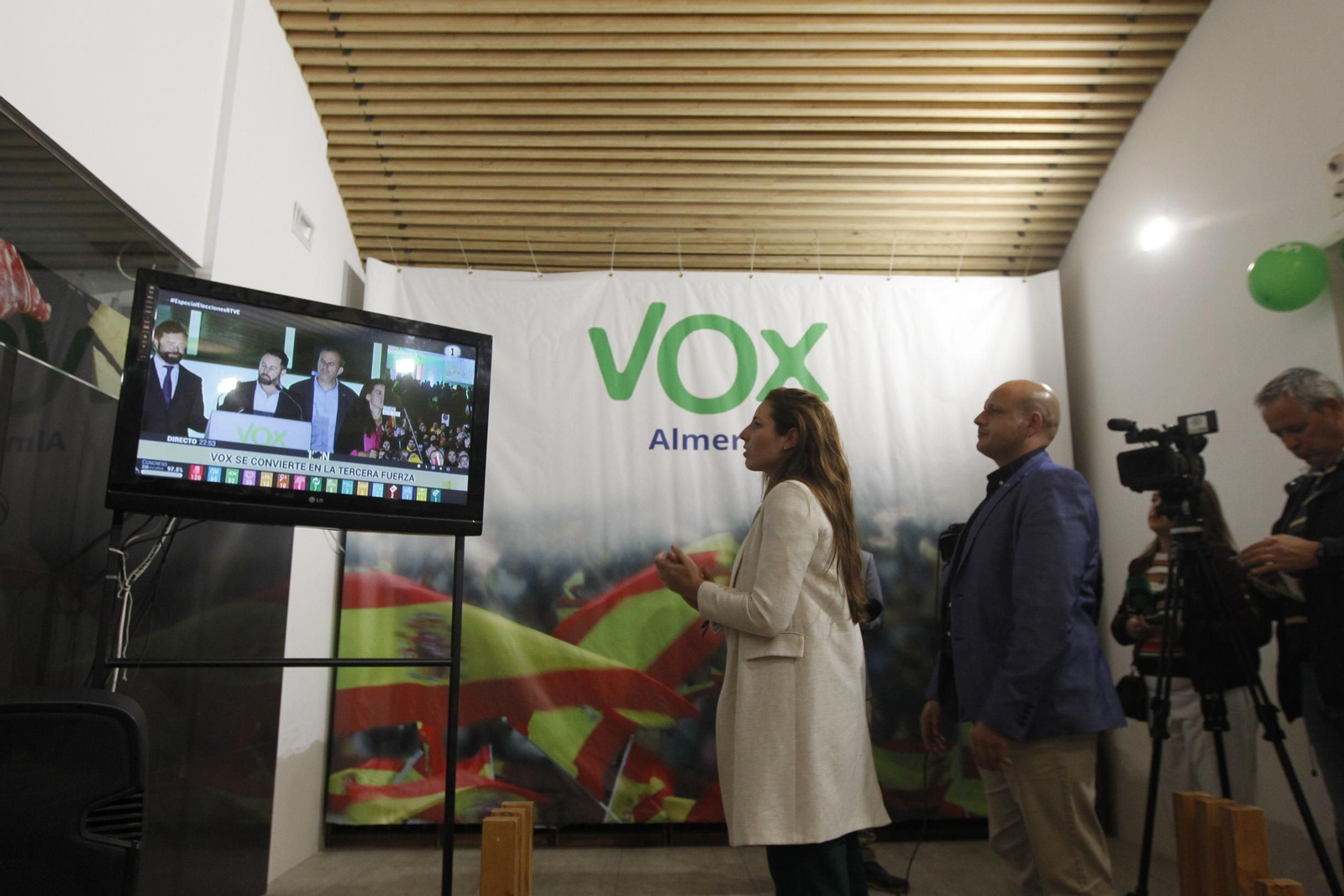 Fotogalería noche Elecciones Generales 10 Noviembre 2019. Almería