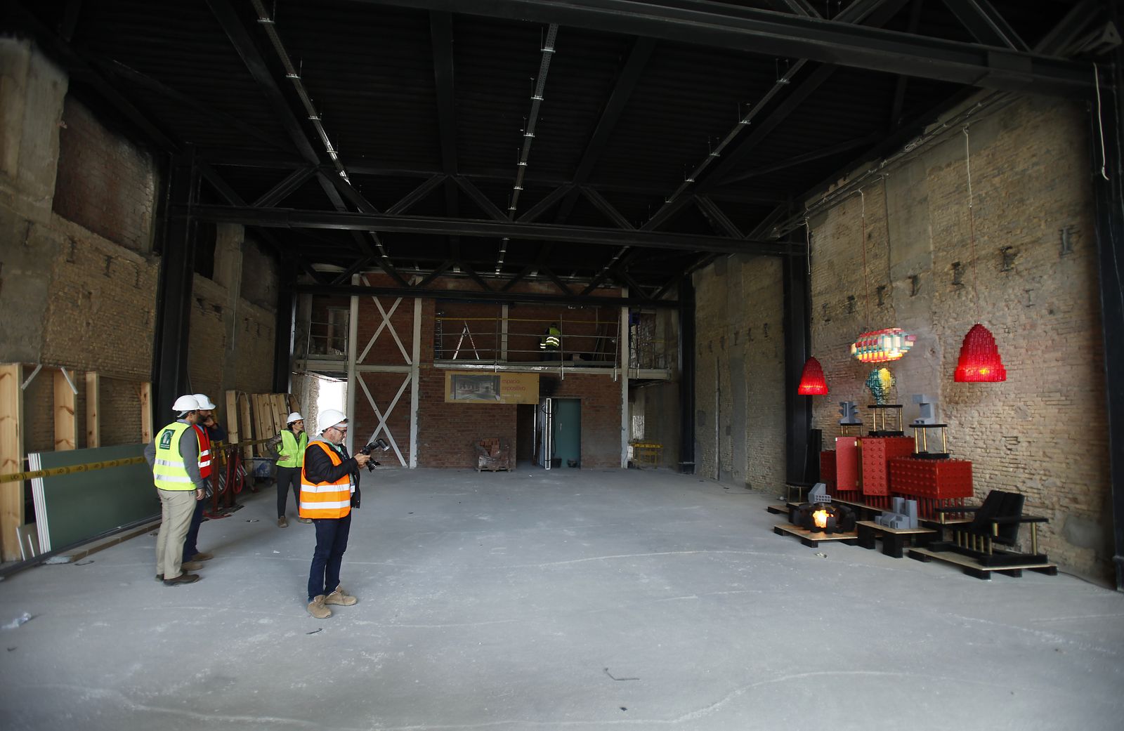 Obras en la "nueva" fábrica de Cruzcampo