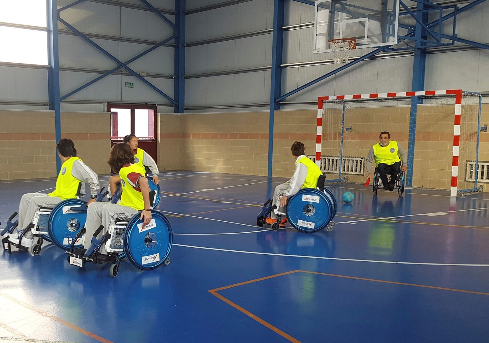 Jugadores de "foothand".