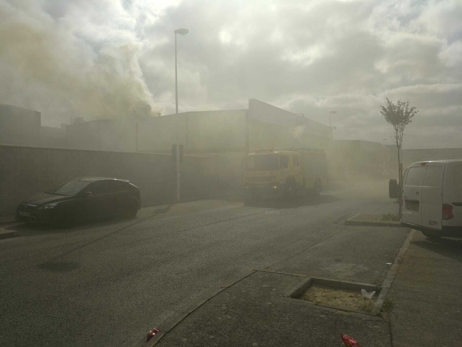 Incendio en la fábrica de embutidos Los Chiclaneros