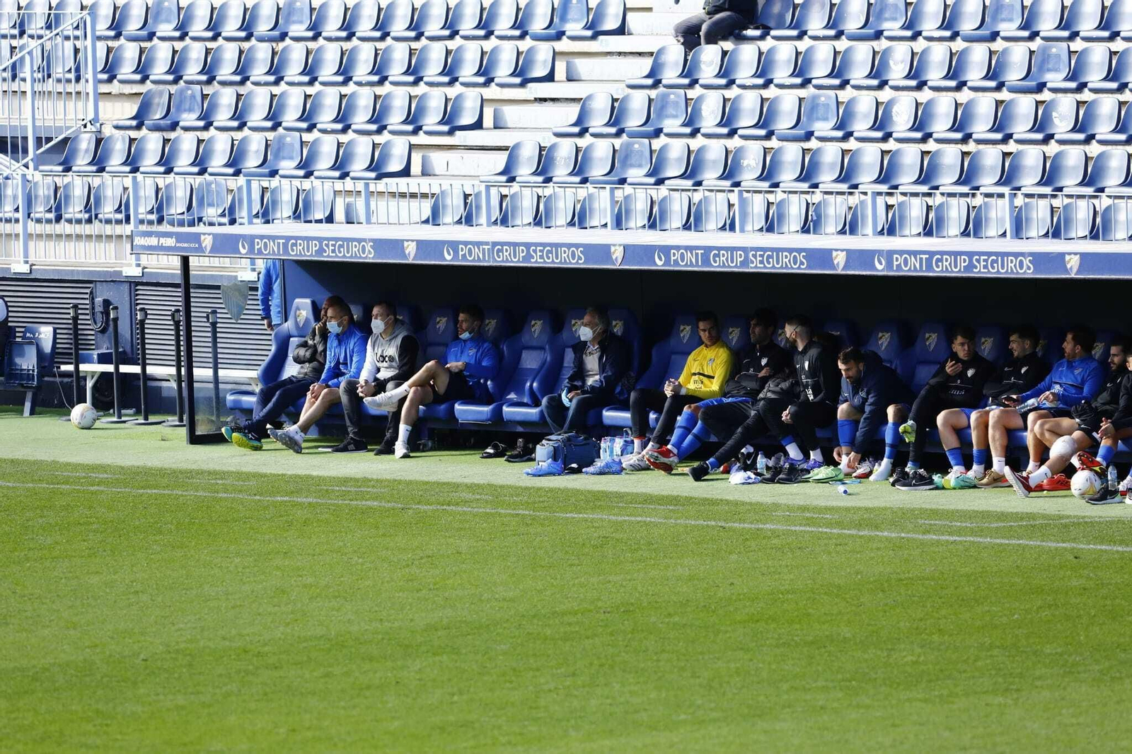 El Málaga CF-Waasland-Beveren, en fotos