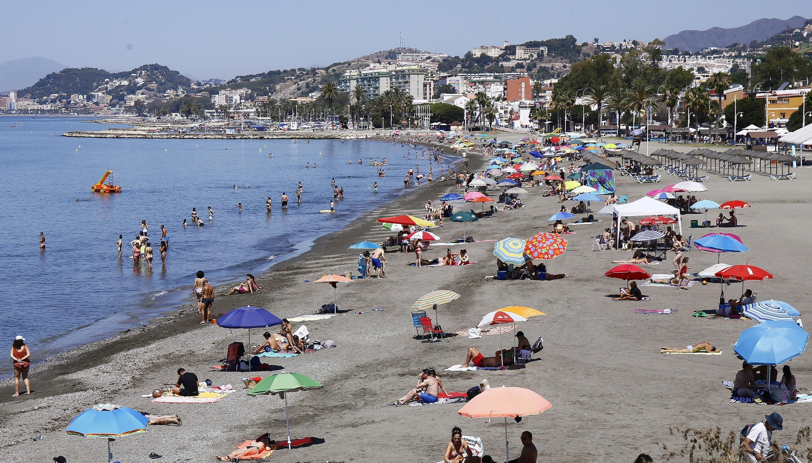 Fotos del primer domingo de playa sin el estado de alarma