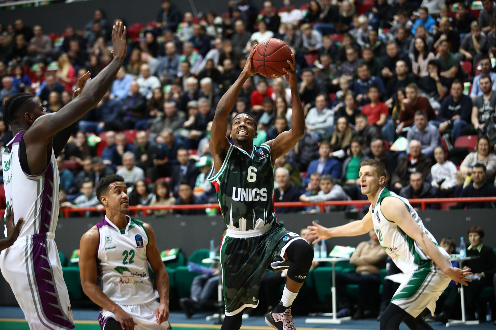 Las imágenes del Unics Kazan-Unicaja Baloncesto