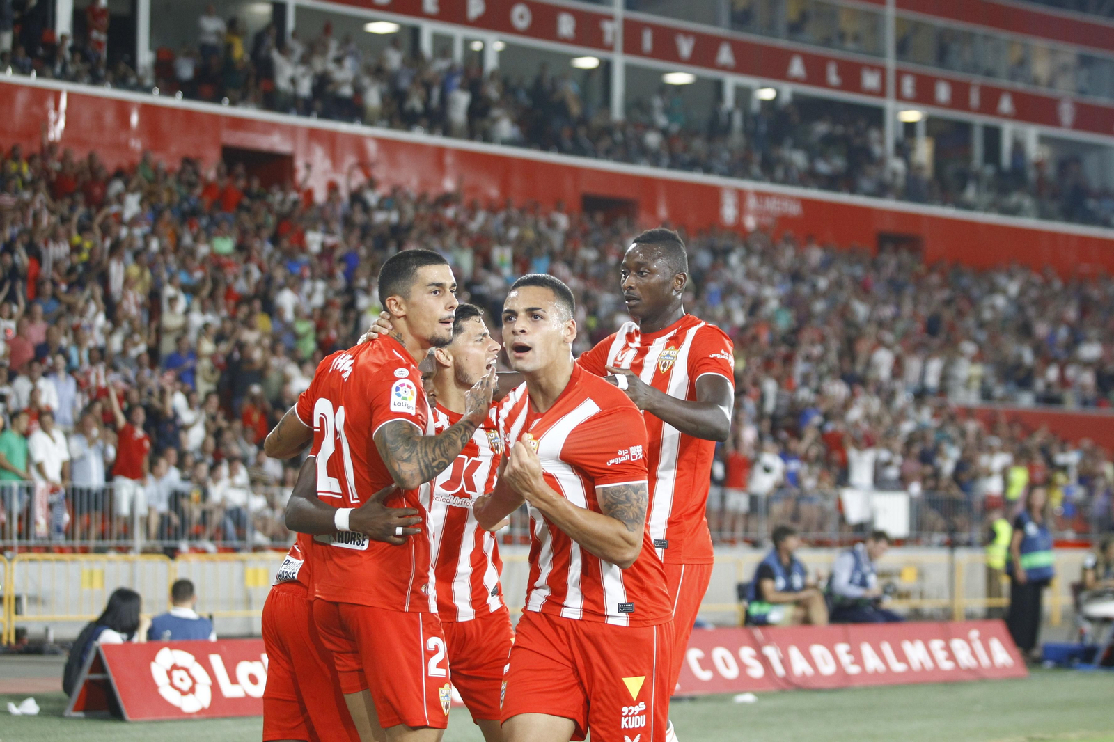Imágenes del partido U.D. Almería-Real Madrid C.F. de la Liga Santander