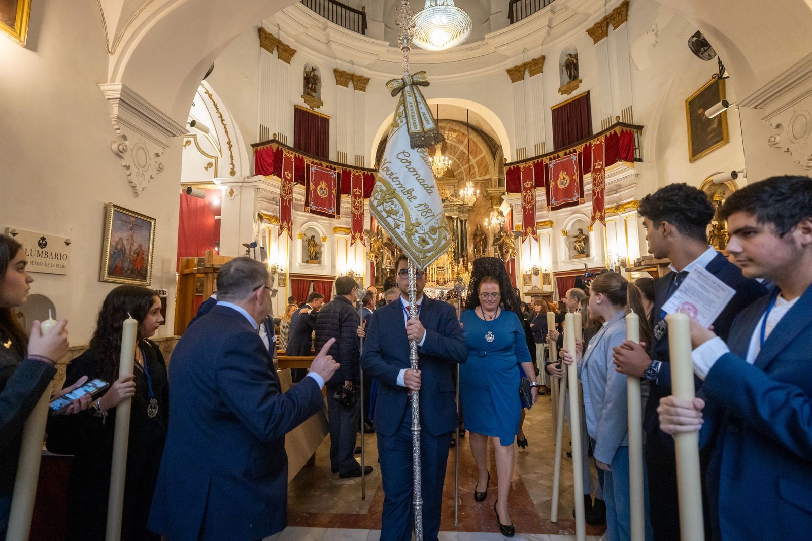 Las imágenes de la procesión de la Virgen de la Palma, en Cádiz