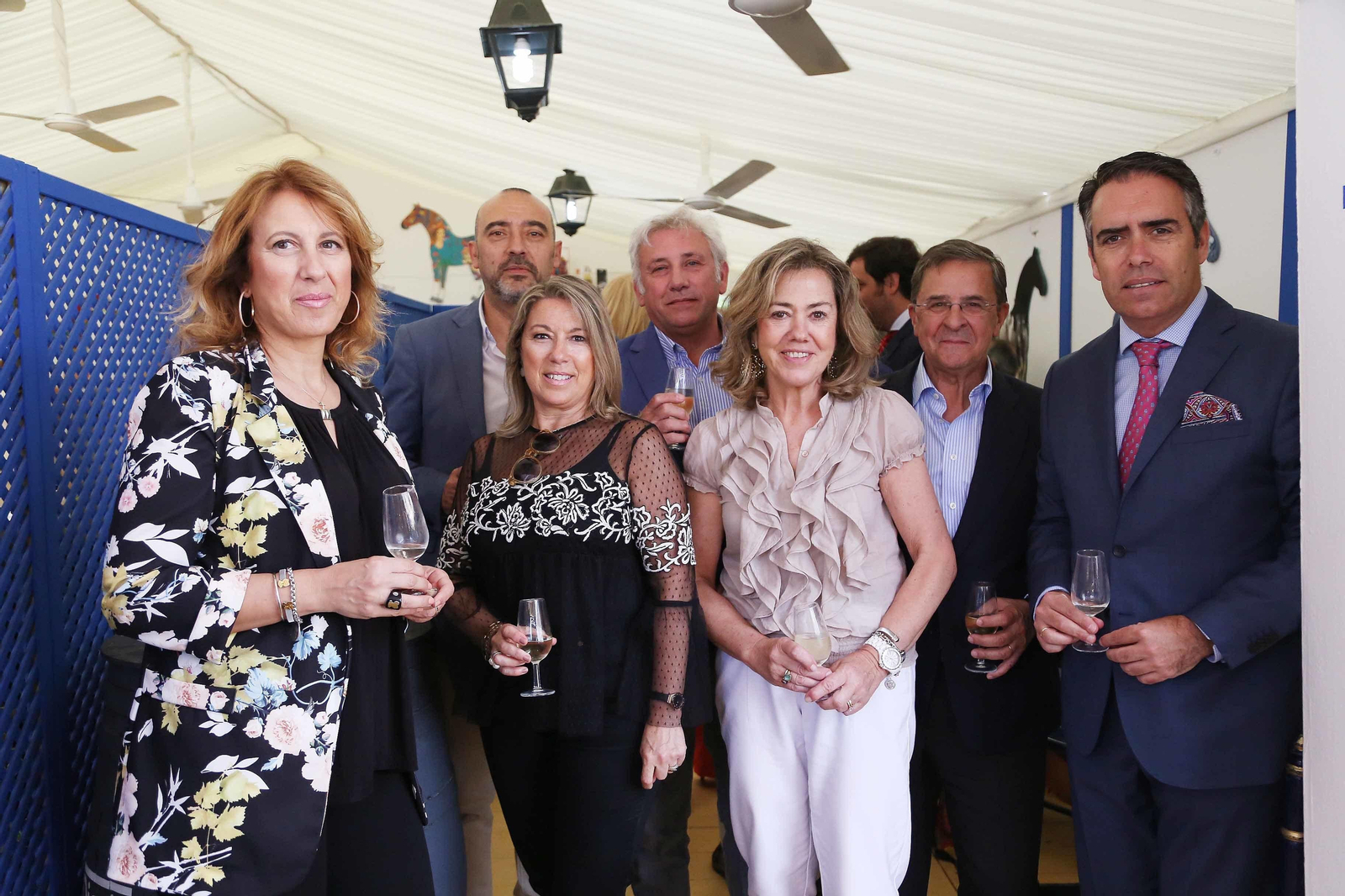 Ana Cecilia, África González, Mila Coronas, Francisco Rapún, Ángel Franco, Joaquín Villegas y Rafael Navas.