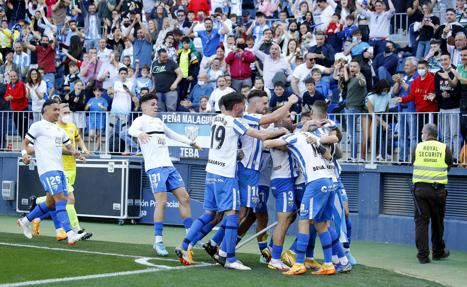 Las fotos del Málaga CF-Real Valladolid
