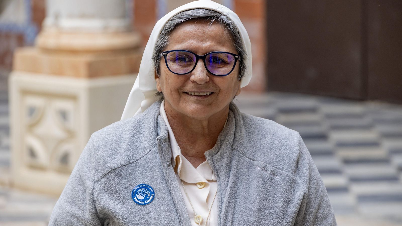 La religiosa María de los Ángeles García.