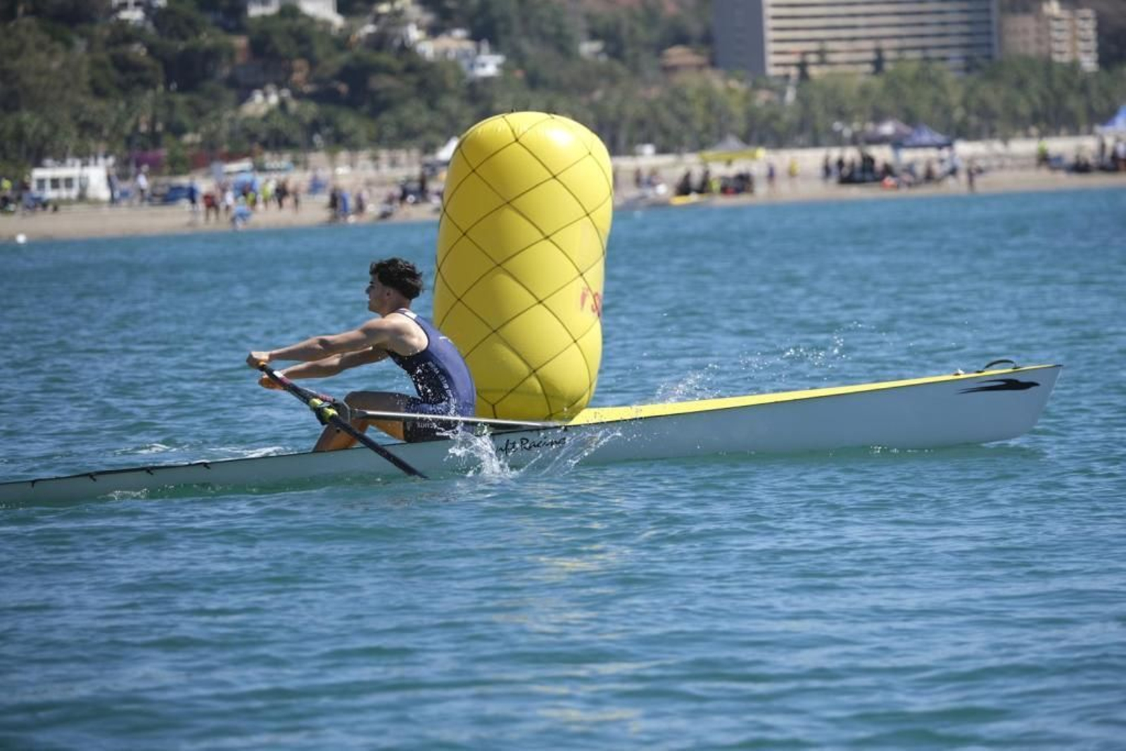 Espectáculo en el I Open Costa del Sol Beach Sprint celebrado en Málaga