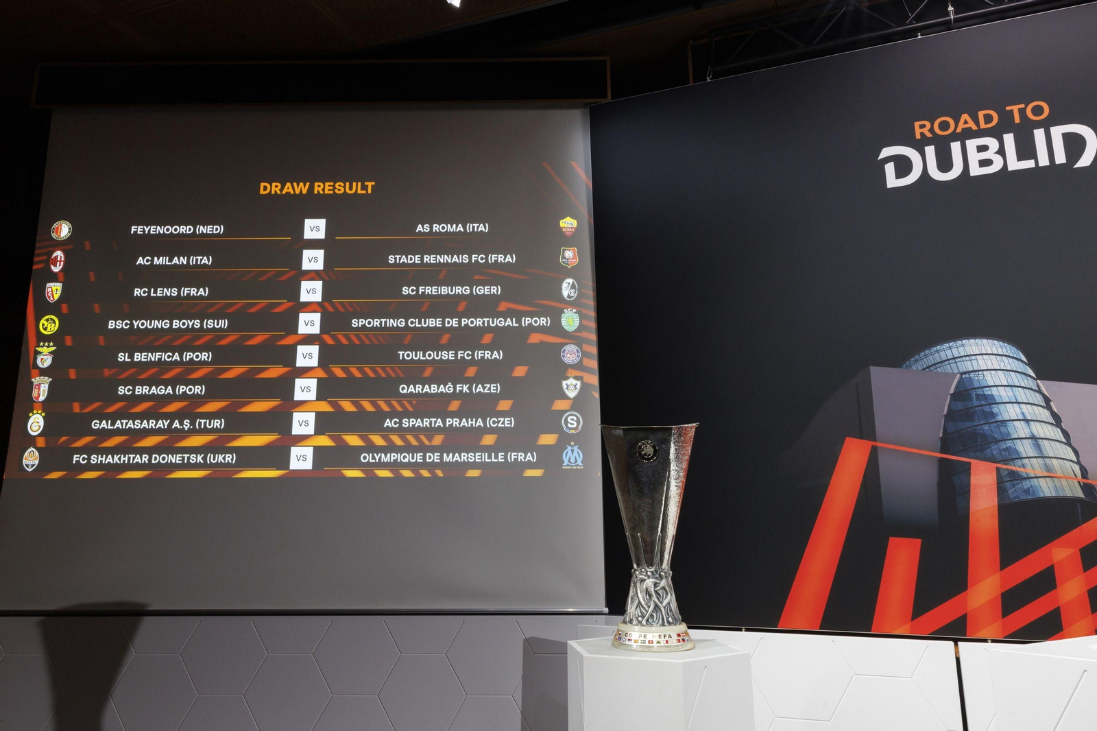 Las fotos de los sorteos europeos con el Betis en la Conference