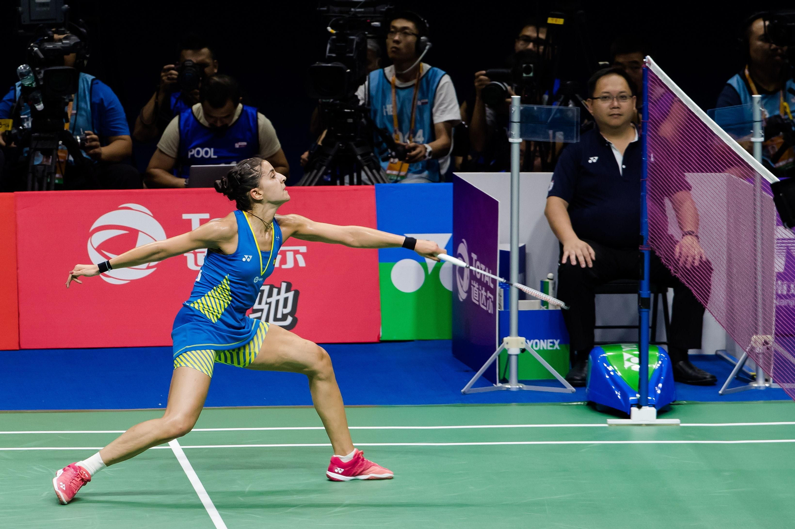 Las imágenes de la final del Mundial de Bádminton entre Marín y Sindhu