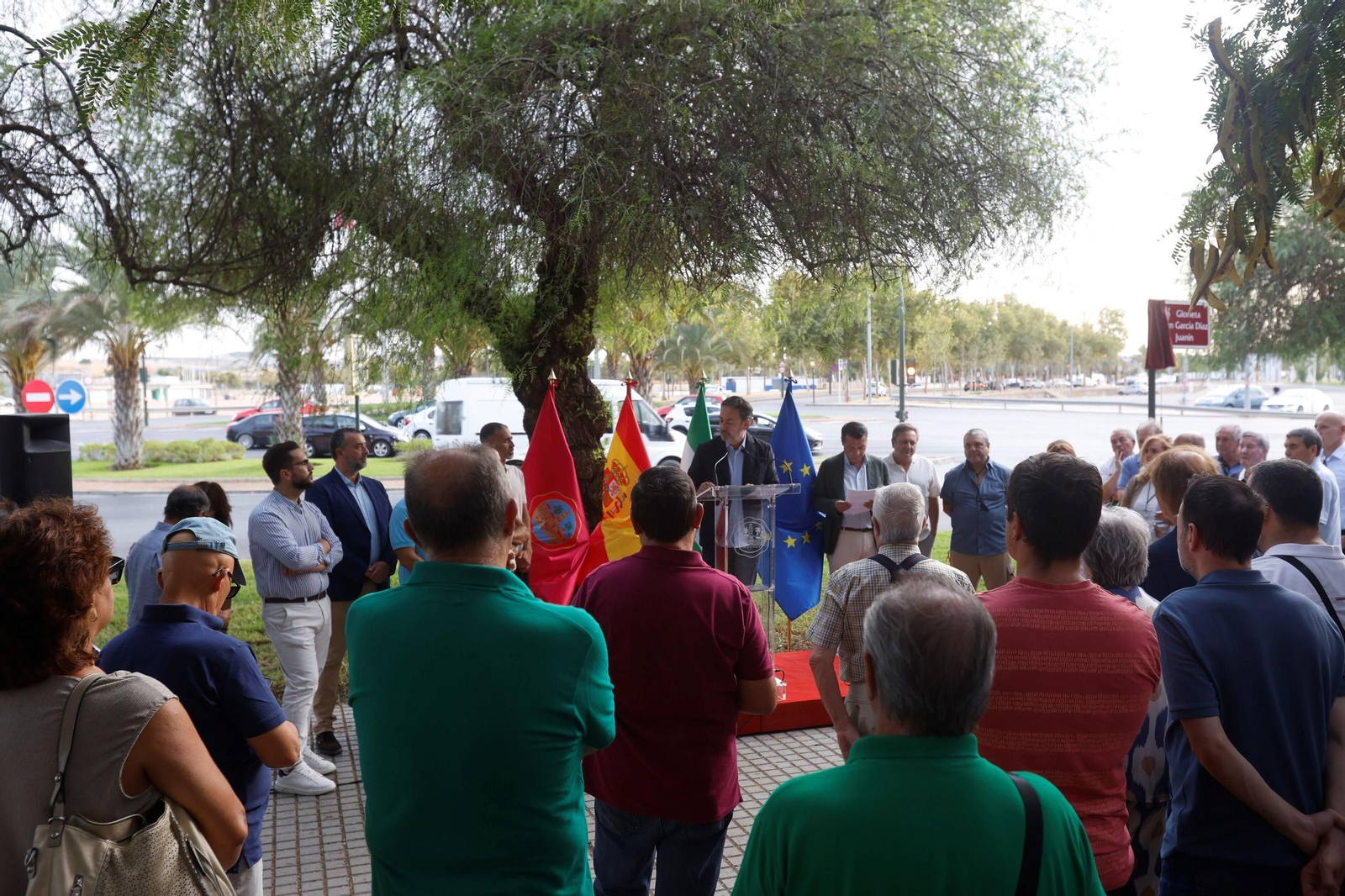 Las mejores imágenes del acto en homenaje a Juanín, leyenda del Córdoba CF