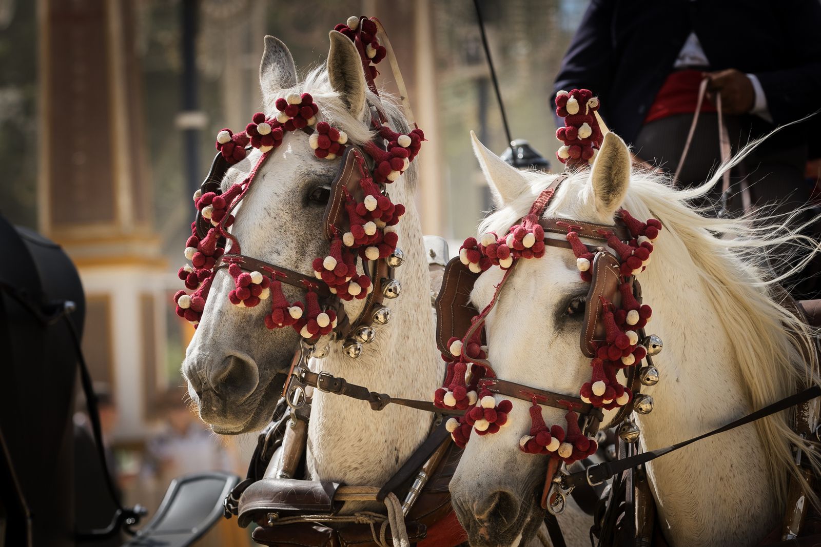 Calor y ambiente en el último día de la Feria de Jerez