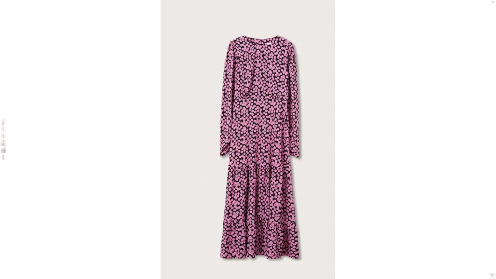 Vestido de lunares de Mango. Vestido de lunares de Mango.