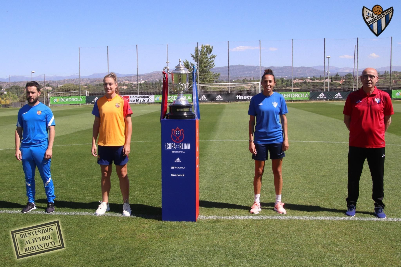 Giráldez, Putellas, Castelló y Toledo, capitanas y entrenadores de Sporting y Barcelona. Giráldez, Putellas, Castelló y Toledo, capitanas y entrenadores de Sporting y Barcelona.