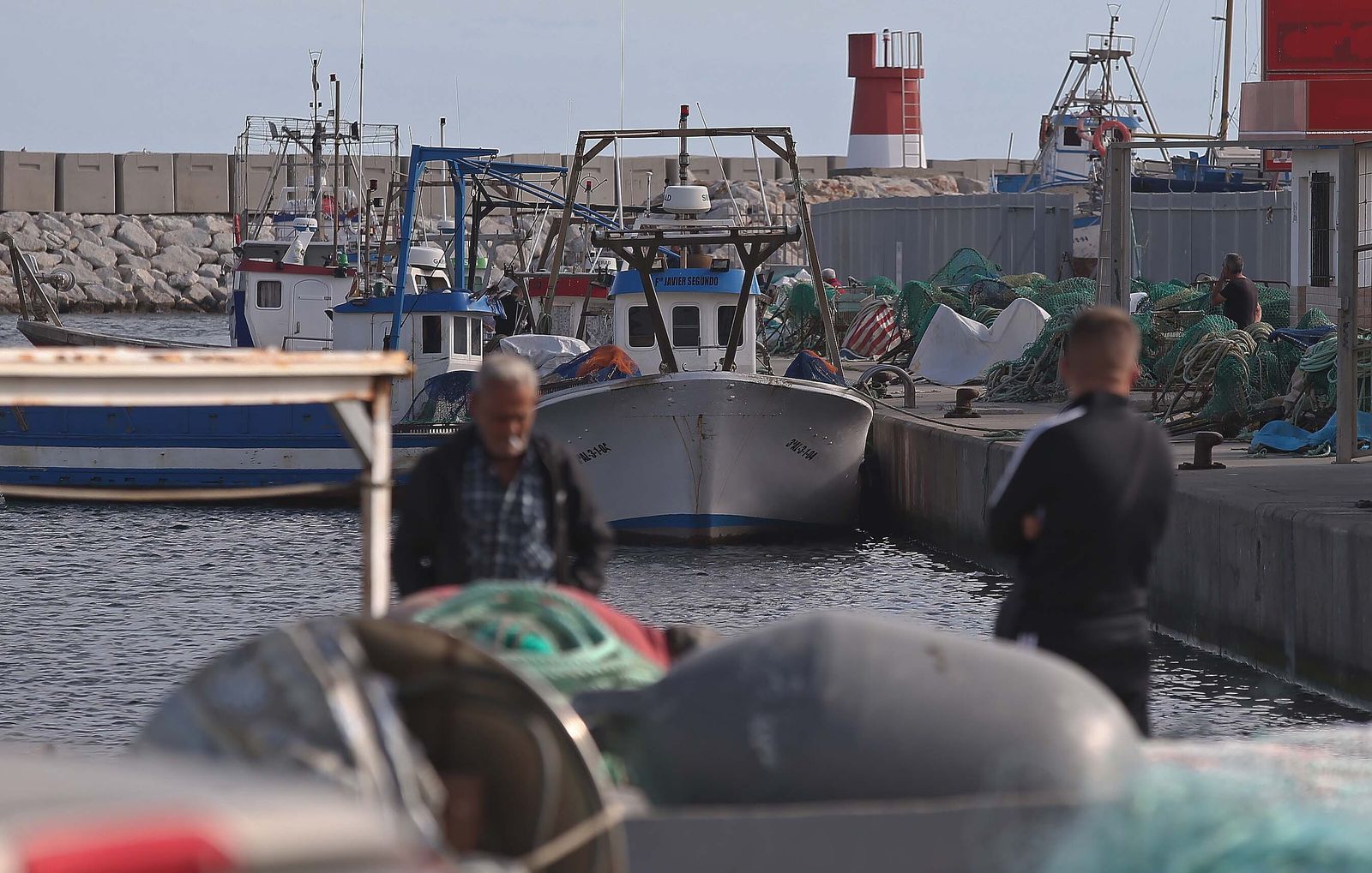 El puerto pesquero de La Línea, en imágenes