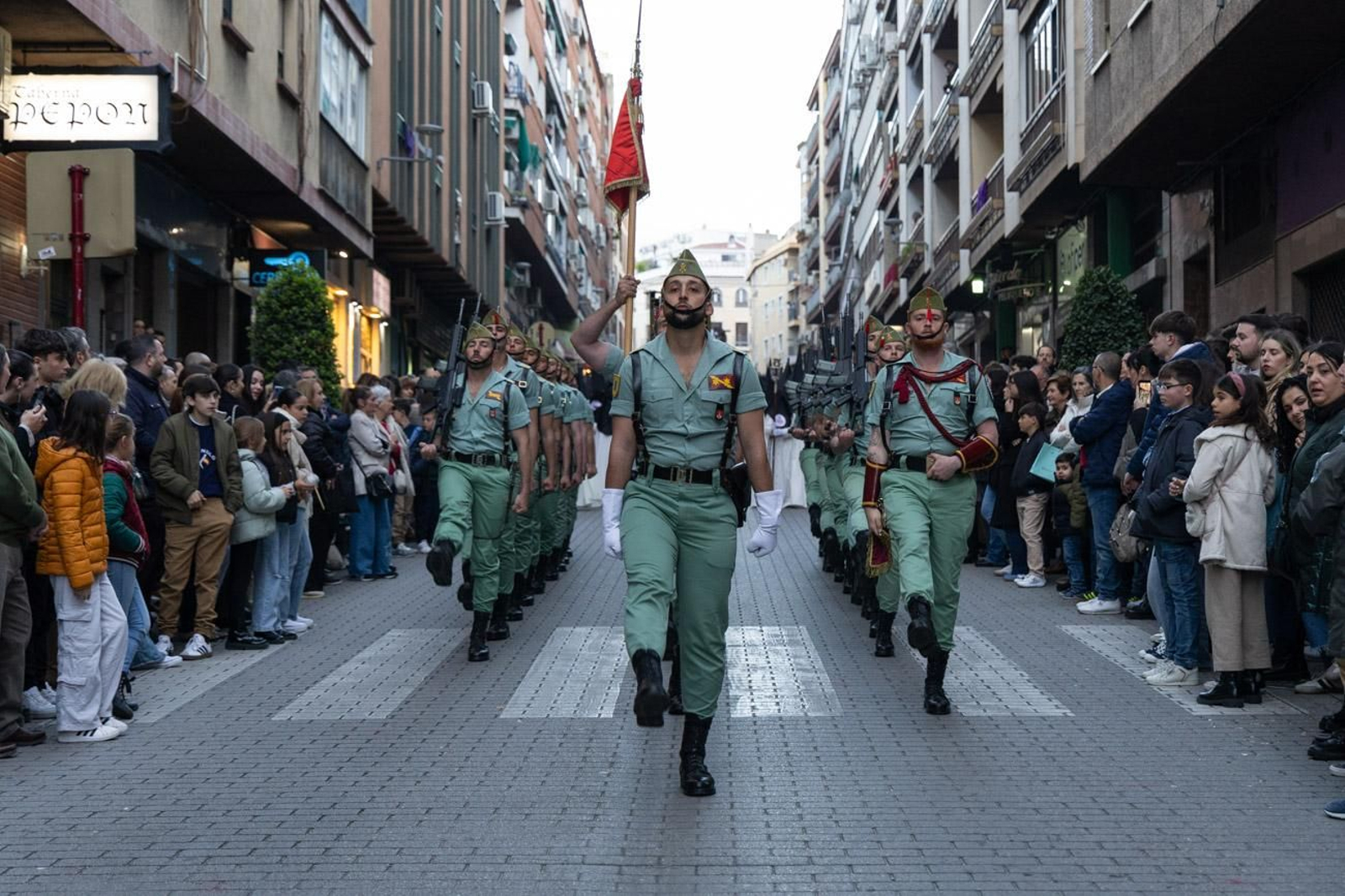 La Legión y el Cristo de la Buena Muerte es uno de los binomios de la Semana Santa.