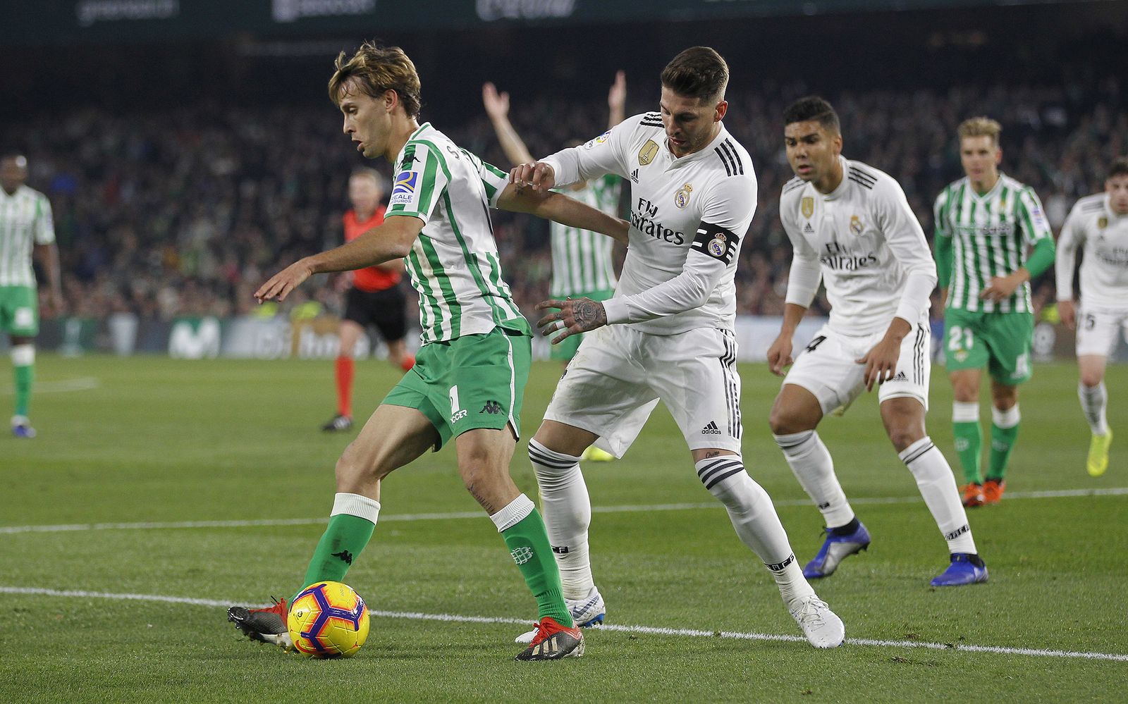 El Betis-Real Madrid, en imágenes.
