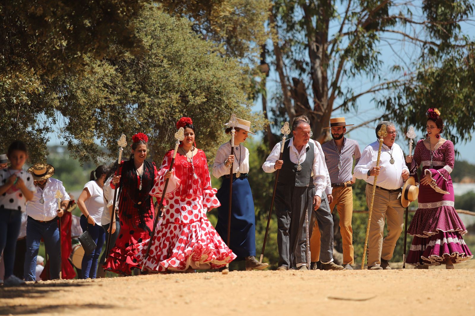 Imágenes de la presentación de las hermandades filiales ante la Virgen de Montemayor