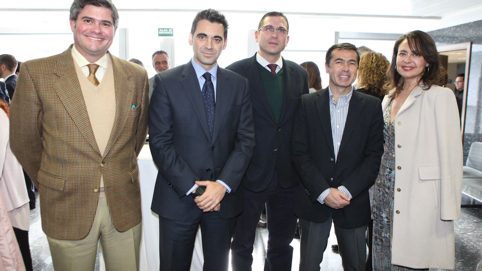 Manuel Parejo, José Castro, Adrián Fernández Cárdenas, Juan Román, socio de Facthum y Ana Manzanares.