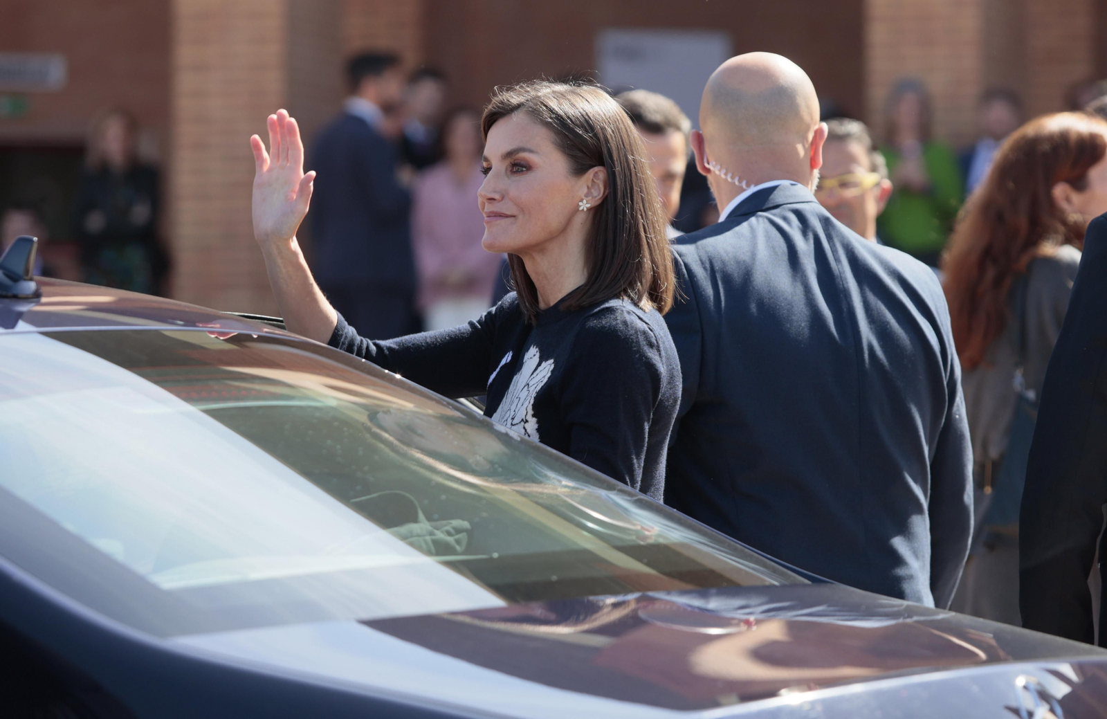 Las imágenes de la reina Leticia en el congreso de enfermedades raras