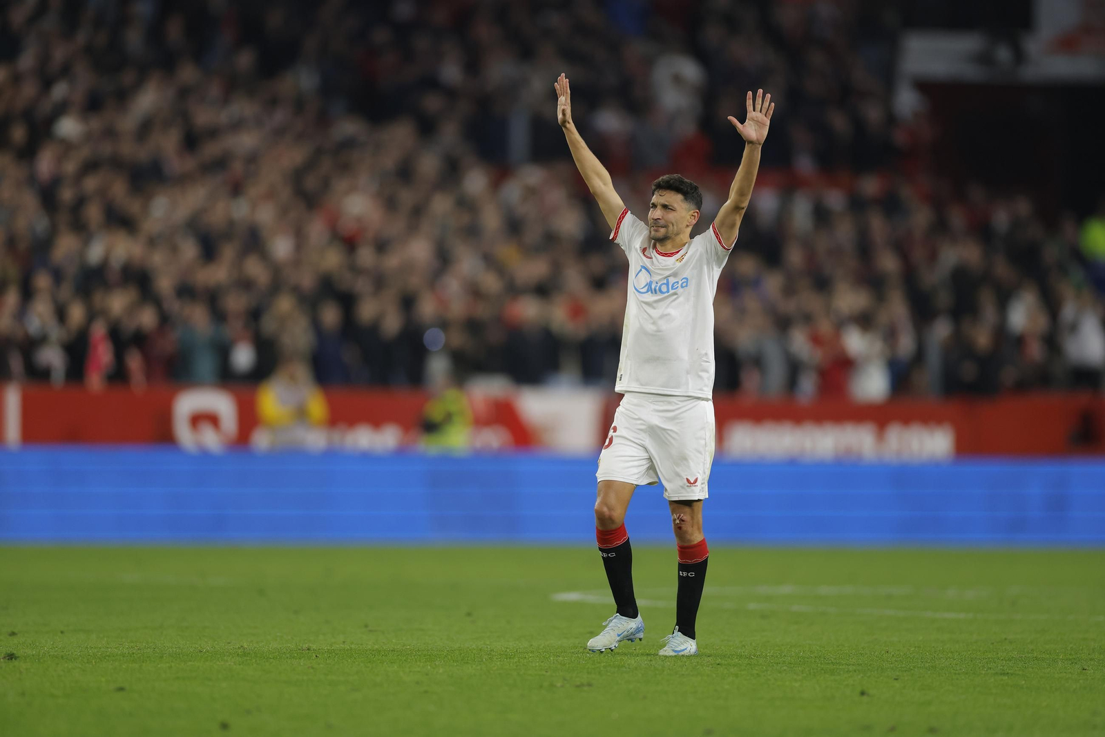 La despedida de Jesús Navas en imágenes