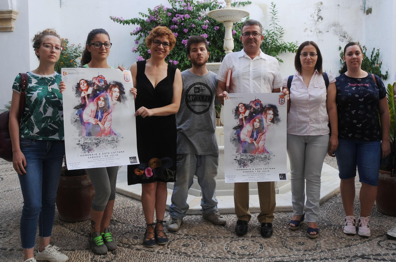 La presentación del homenaje, ayer, en la Diputación.