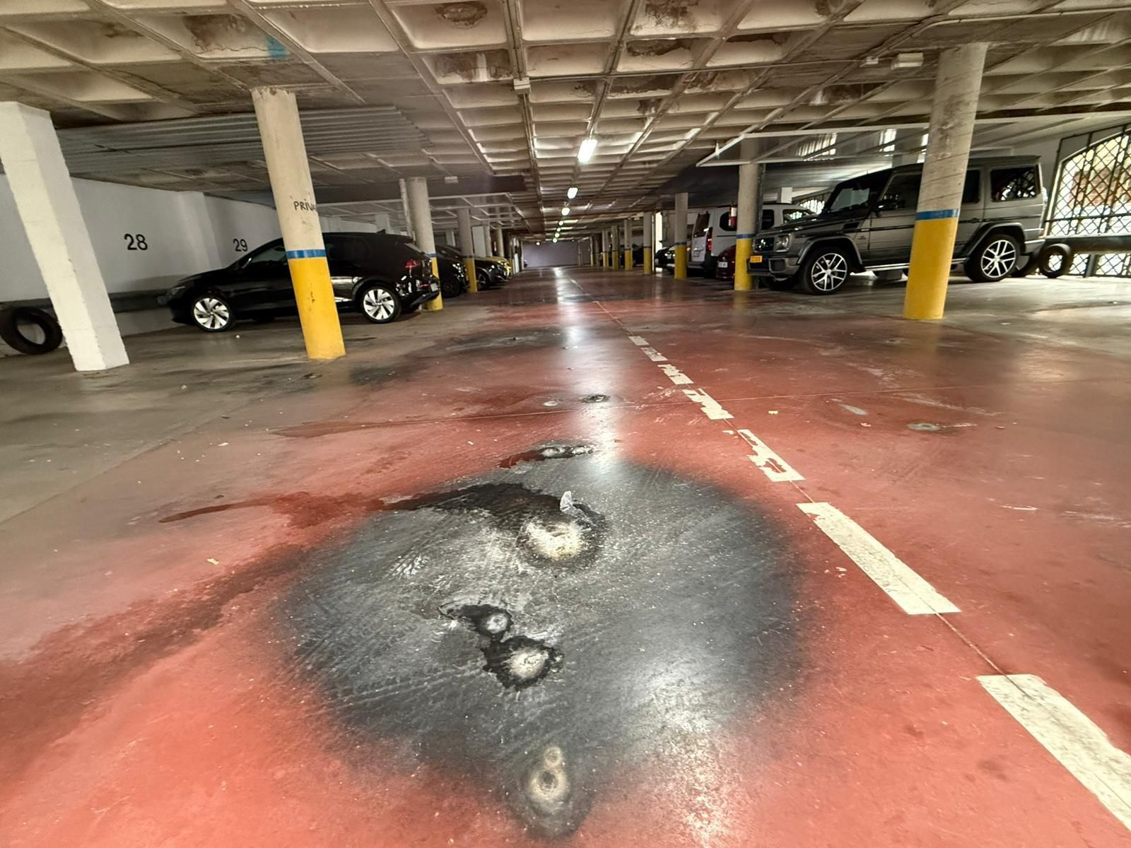 El estado del parking La Cazalla.