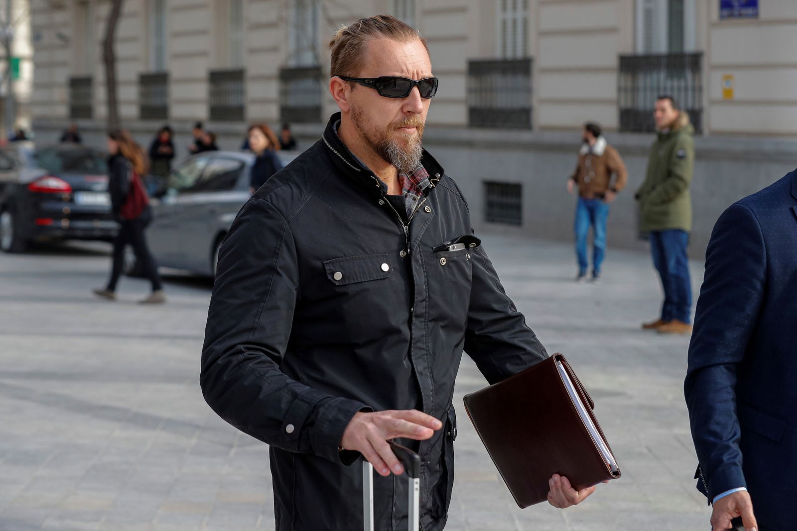 David Morales llegando a la Audiencia Nacional en febrero de 2020.