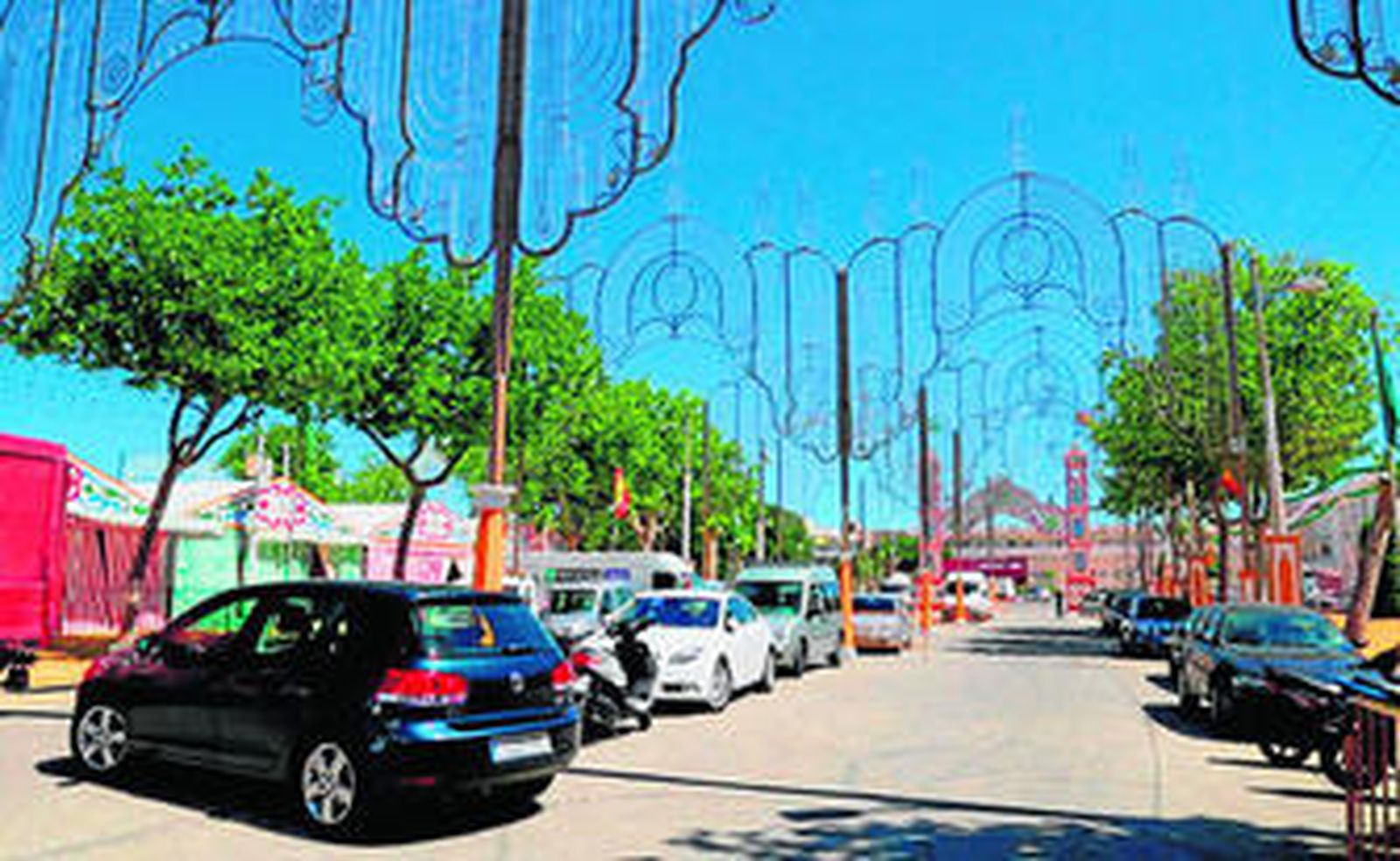 El Ayuntamiento ultimaba ayer en el Real los trabajos de montaje necesarios para la celebración del evento.