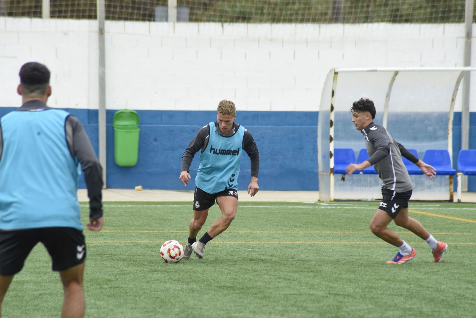 Las fotos del primer entrenamiento de Ángel Mancheño con la Balona