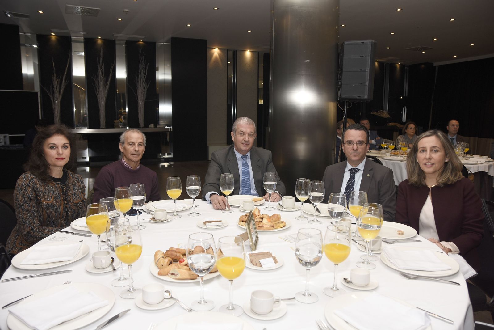 Mariam Fernández, Francisco de la Torre, Juan Gamero, José Consuegra y María José Palma.