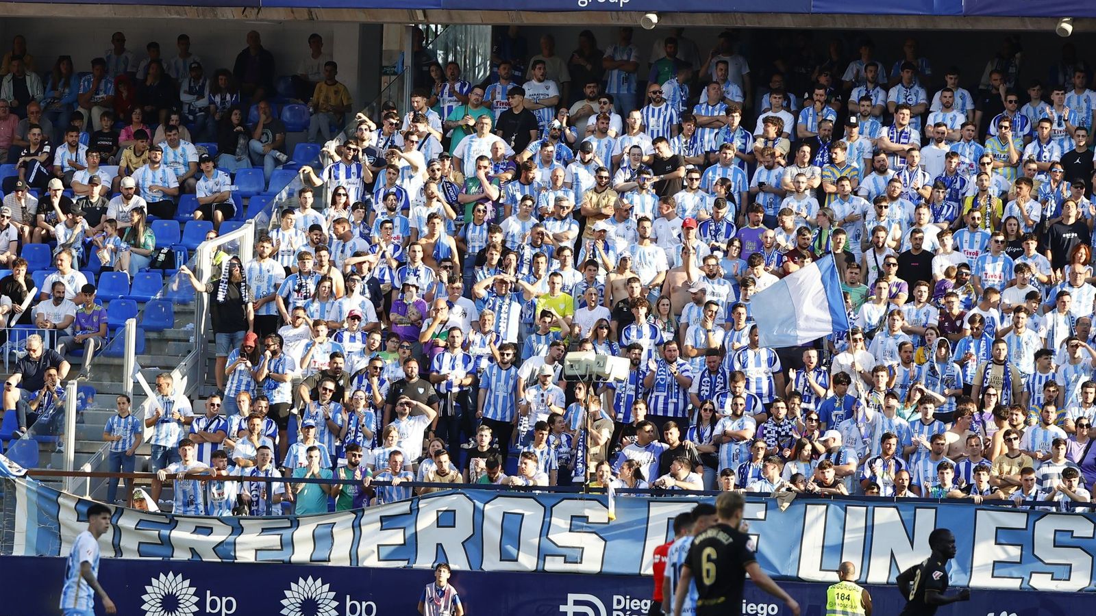 Búscate en las gradas de La Rosaleda en el Málaga CF-Castellón