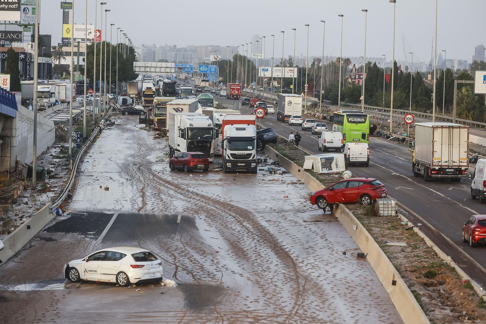 Las imágenes de las devastadoras consecuencias de la DANA en Valencia