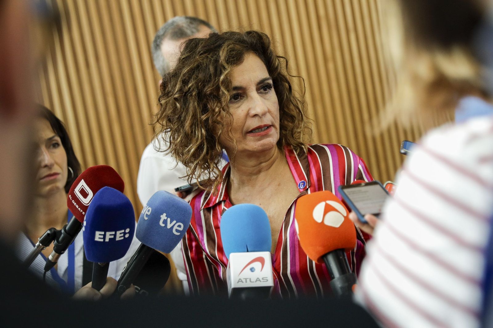 La ministra de Hacienda en funciones, María Jesús Montero, en una comparecencia reciente.