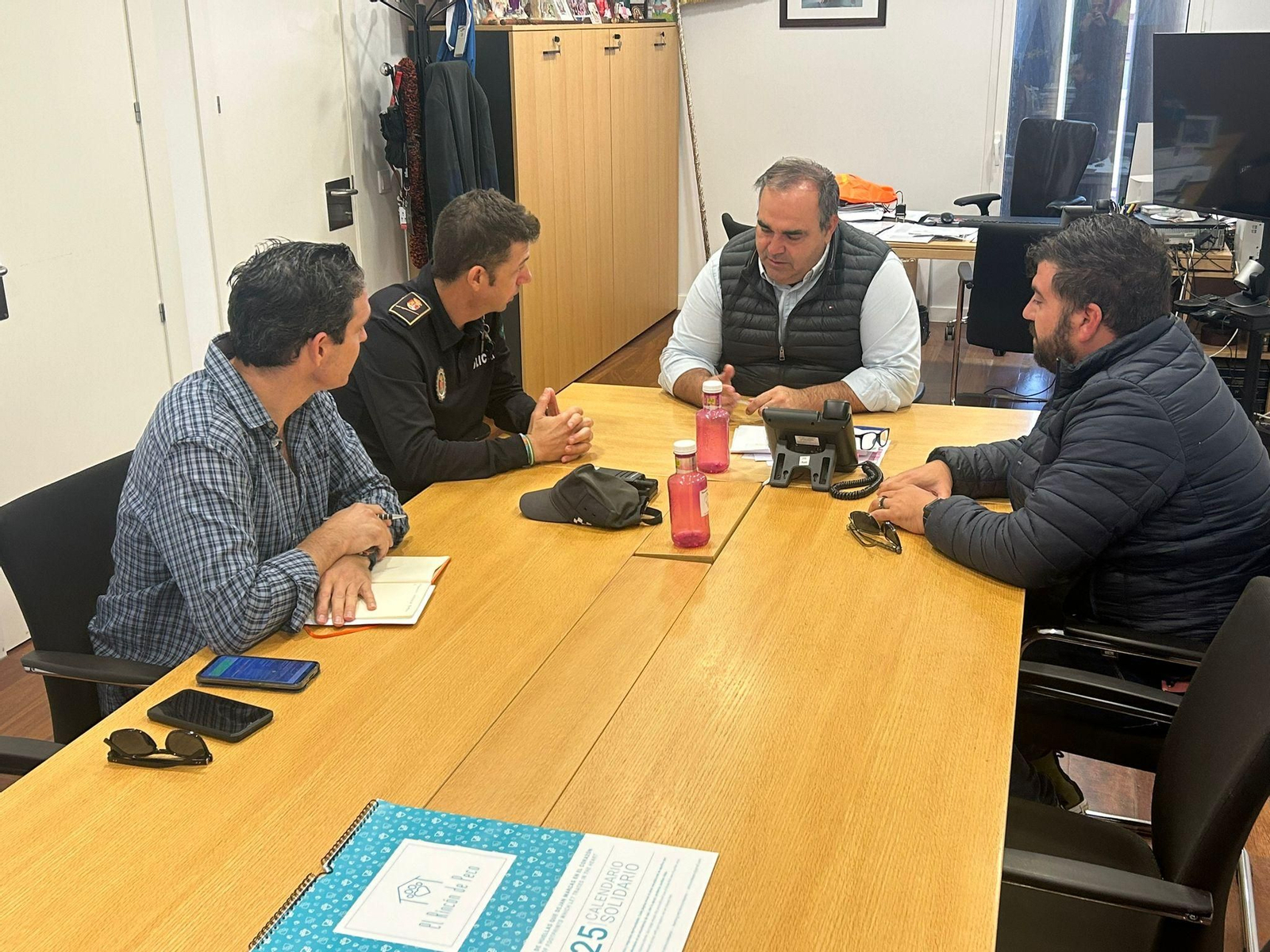 Reunión de coordinación este martes en el Ayuntamiento de Pizarra ante la previsión de alerta naranja.