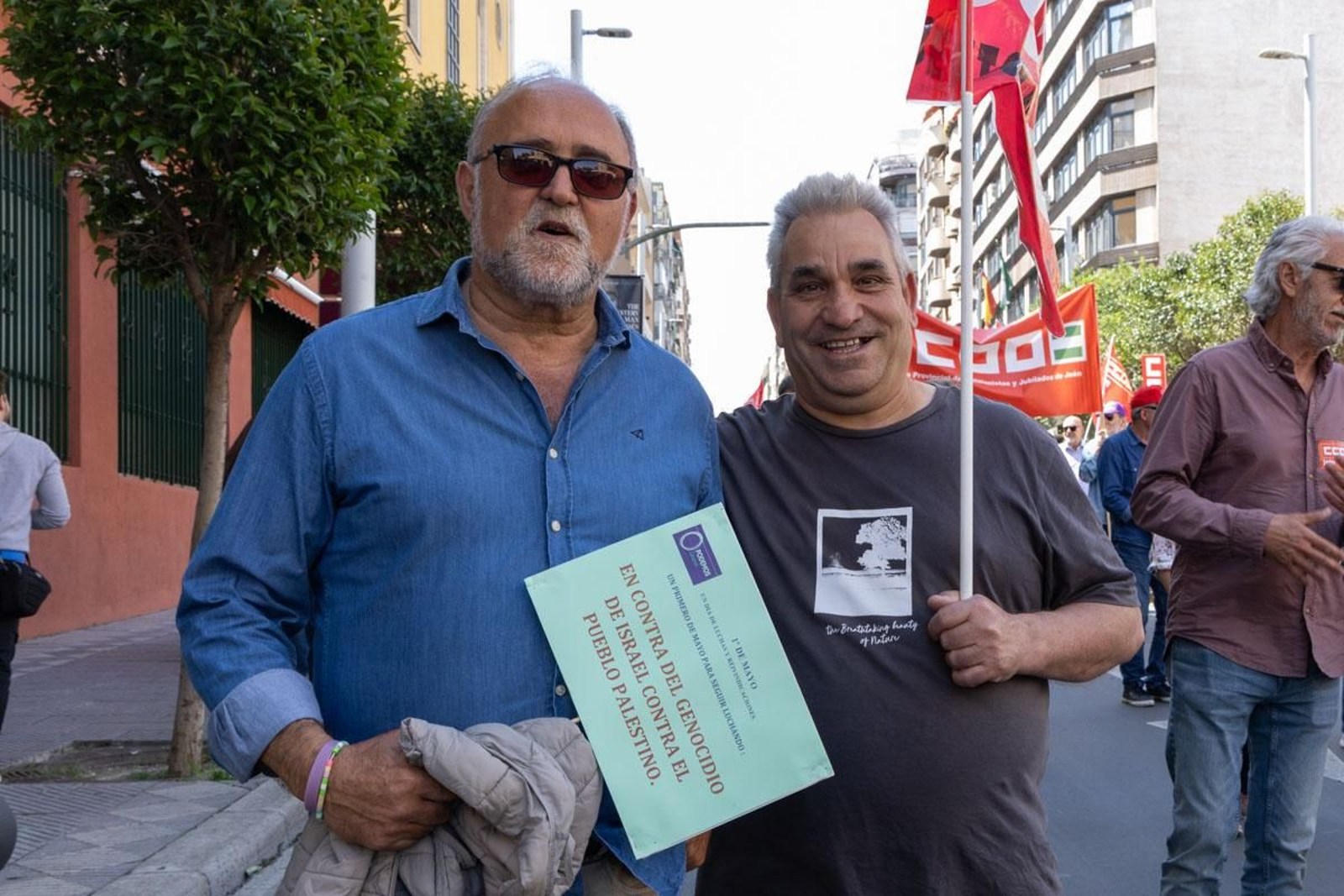 Manifestación convocada por el 1º de Mayo