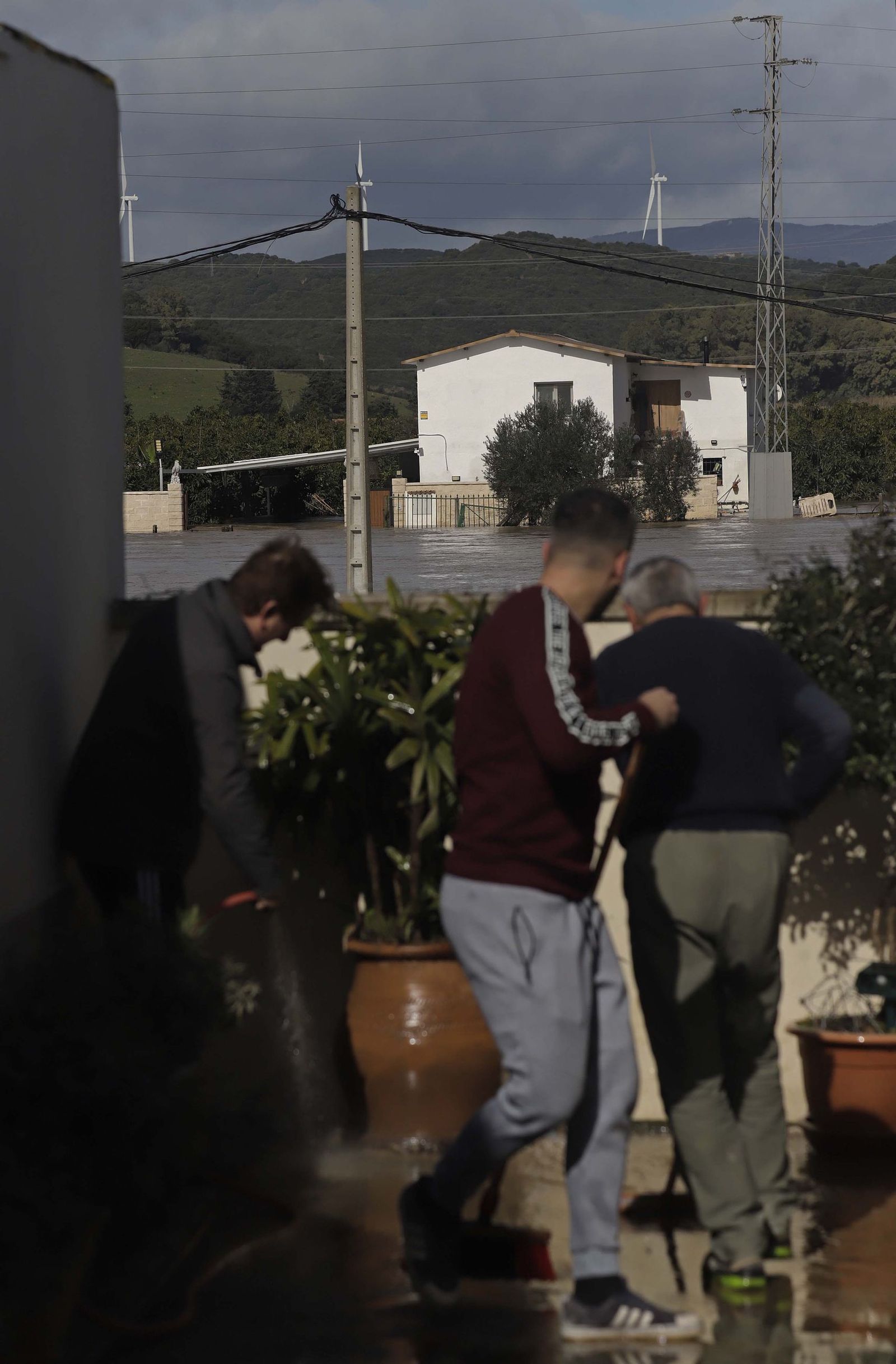 San Martín del Tesorillo después de la borrasca Marta, en imágenes