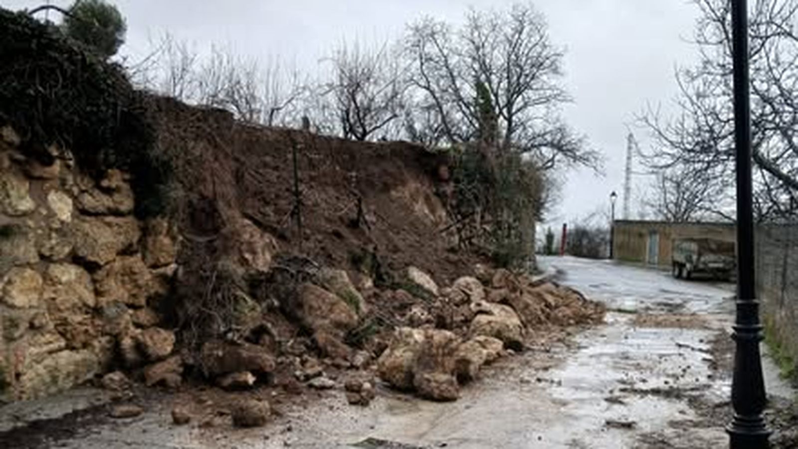 FRAILES. Incidencias por el paso de la borrasca.