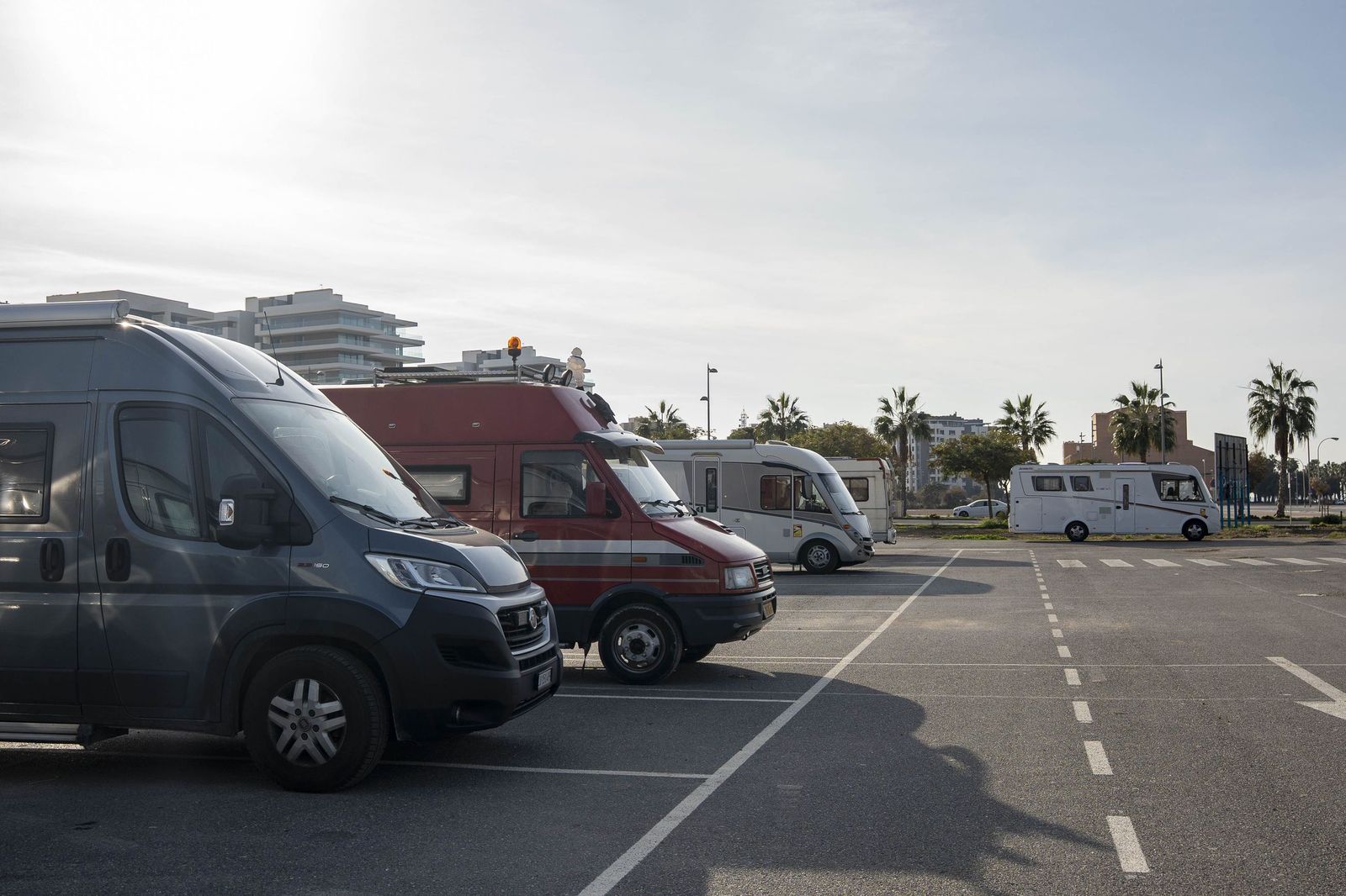 Las caravanas también están en el Delta del Andarax y la playa del Zapillo.