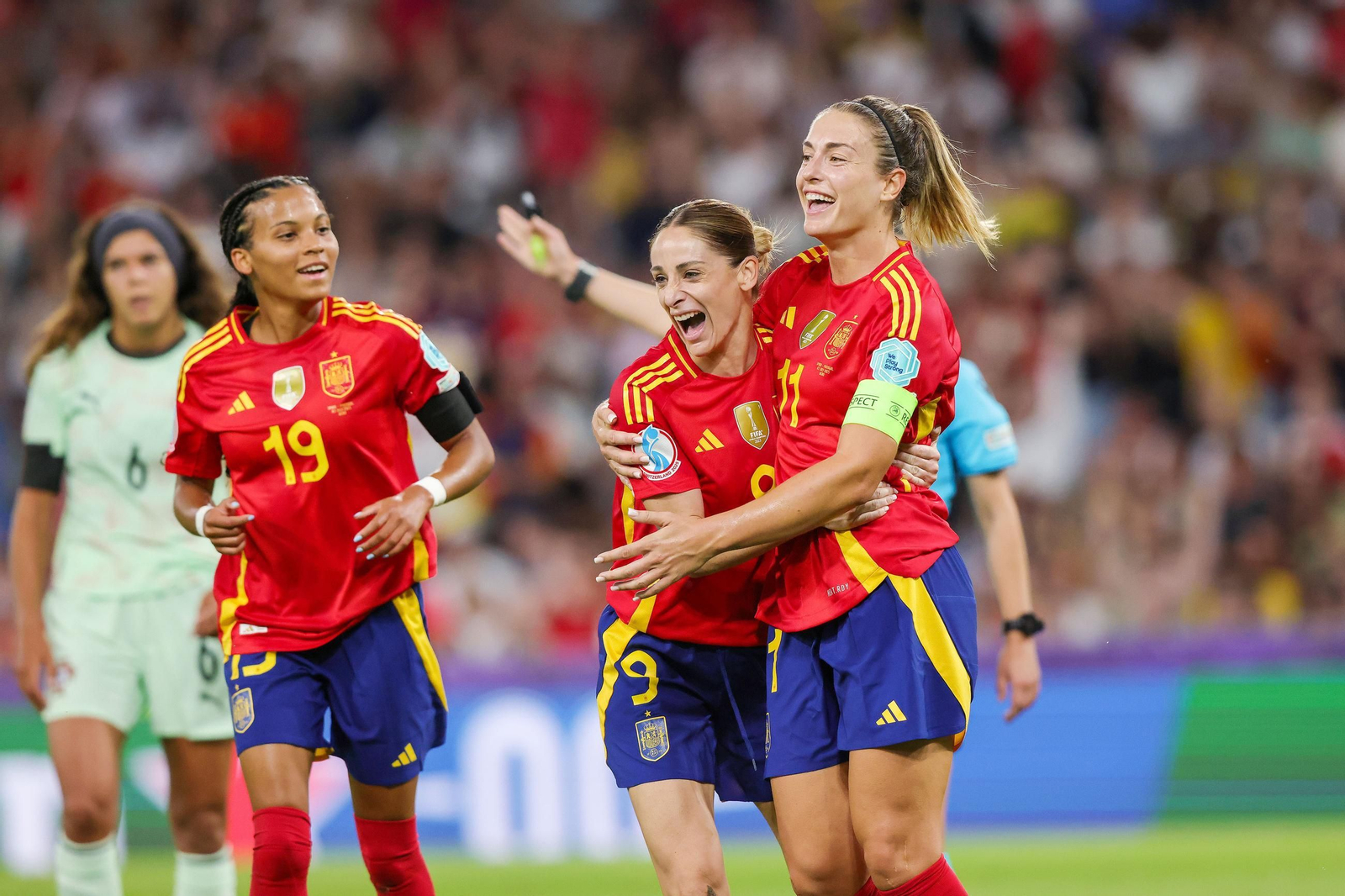 Las fotos del España-Portugal en la Eurocopa femenina