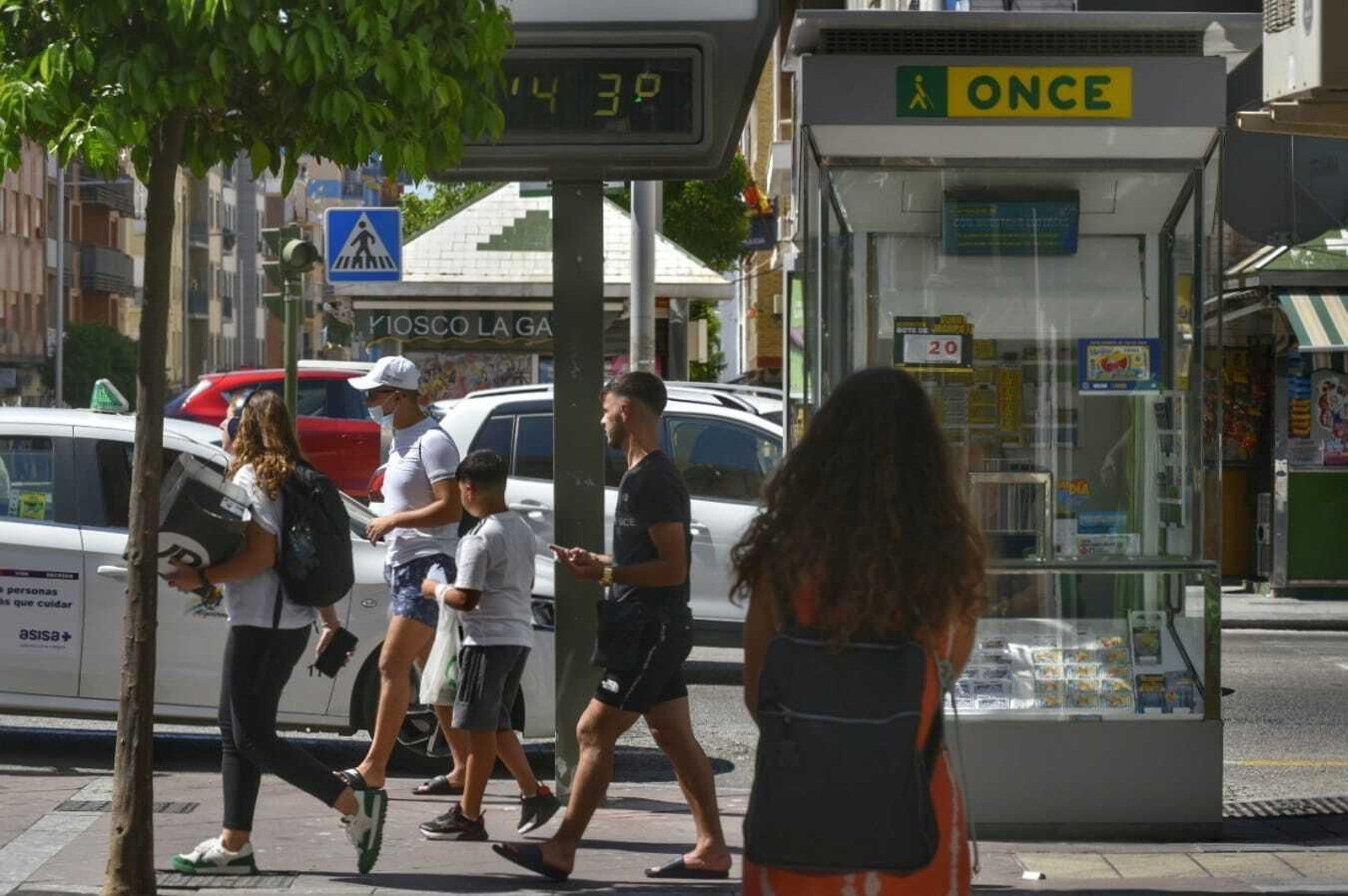 El centro de Algeciras, este martes.