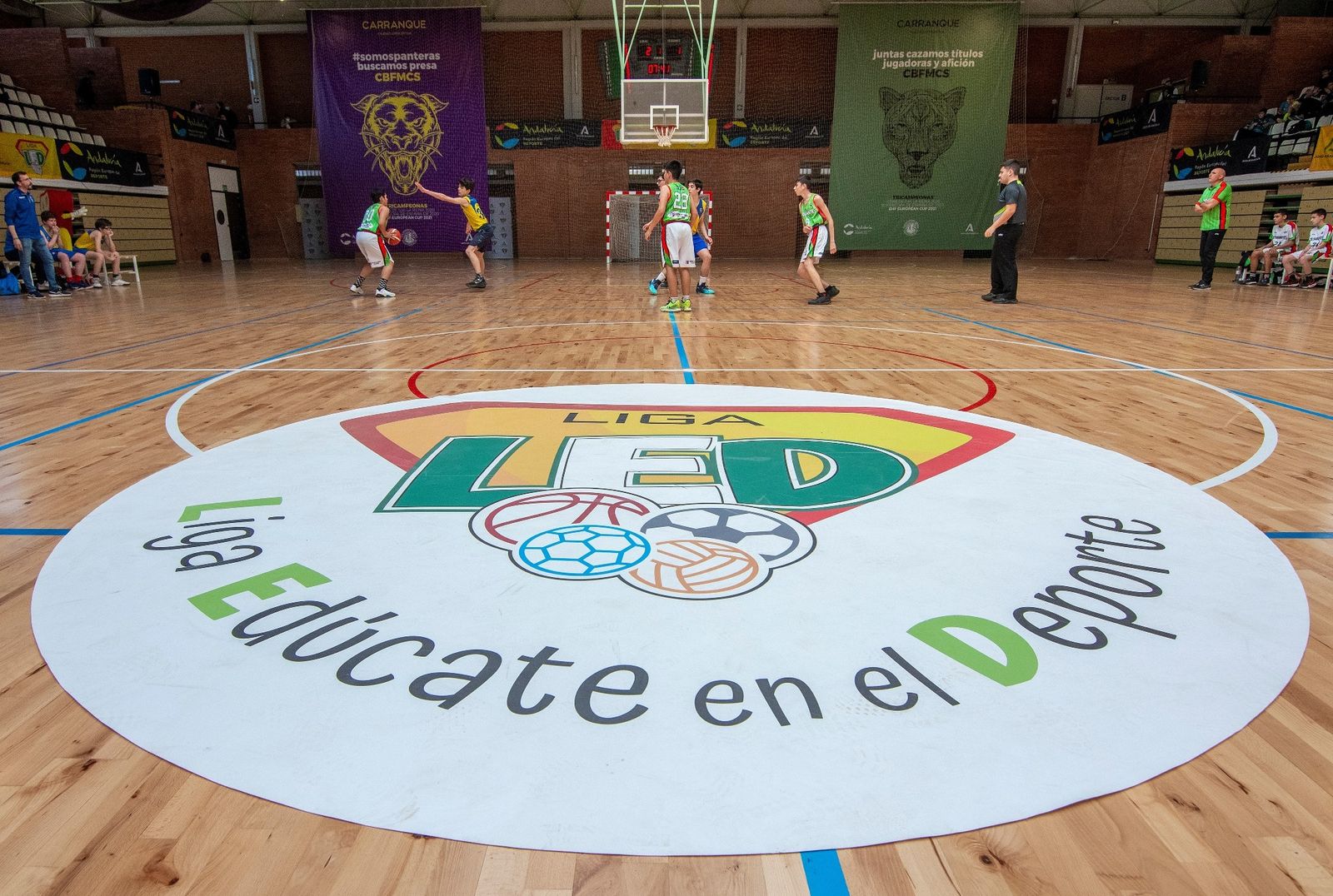 Imagen de la Liga LED en Carranque.