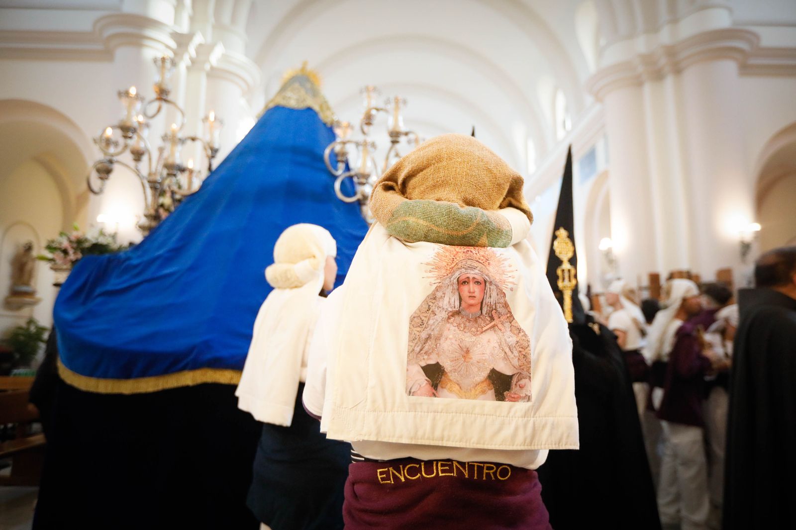 La procesión del Encuentro, en imágenes