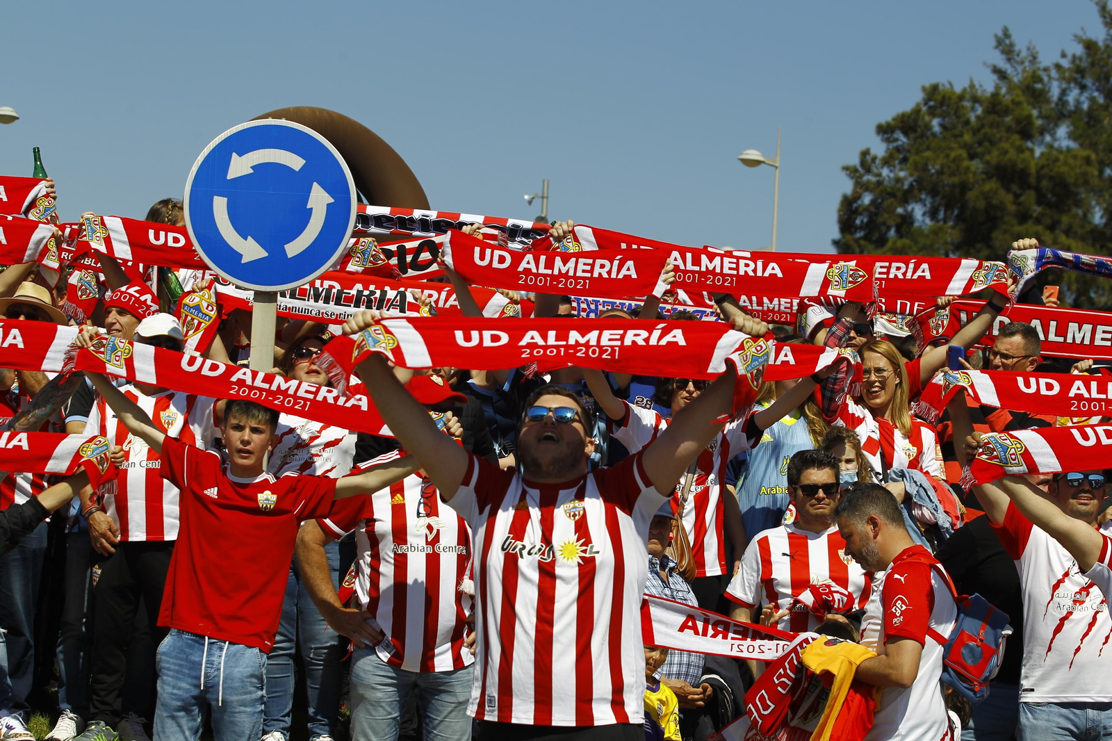 Imágenes del partido U.D. Almería-S.D. Amorebieta