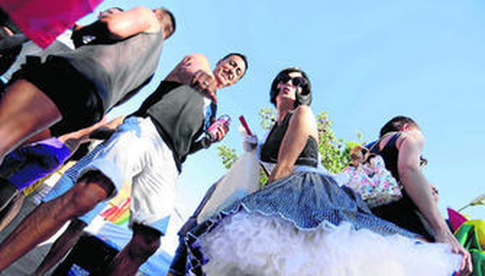 El arco iris luce en Torremolinos