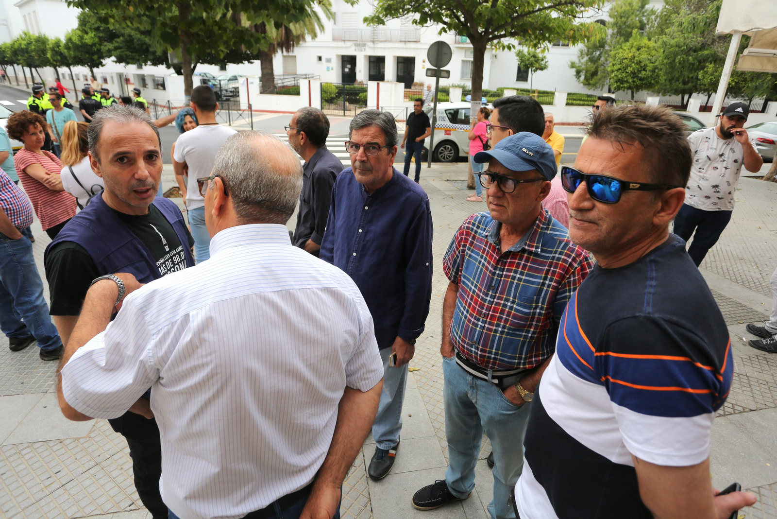 Más imágenes de la protesta de los minoristas del mercado de San Sebastián