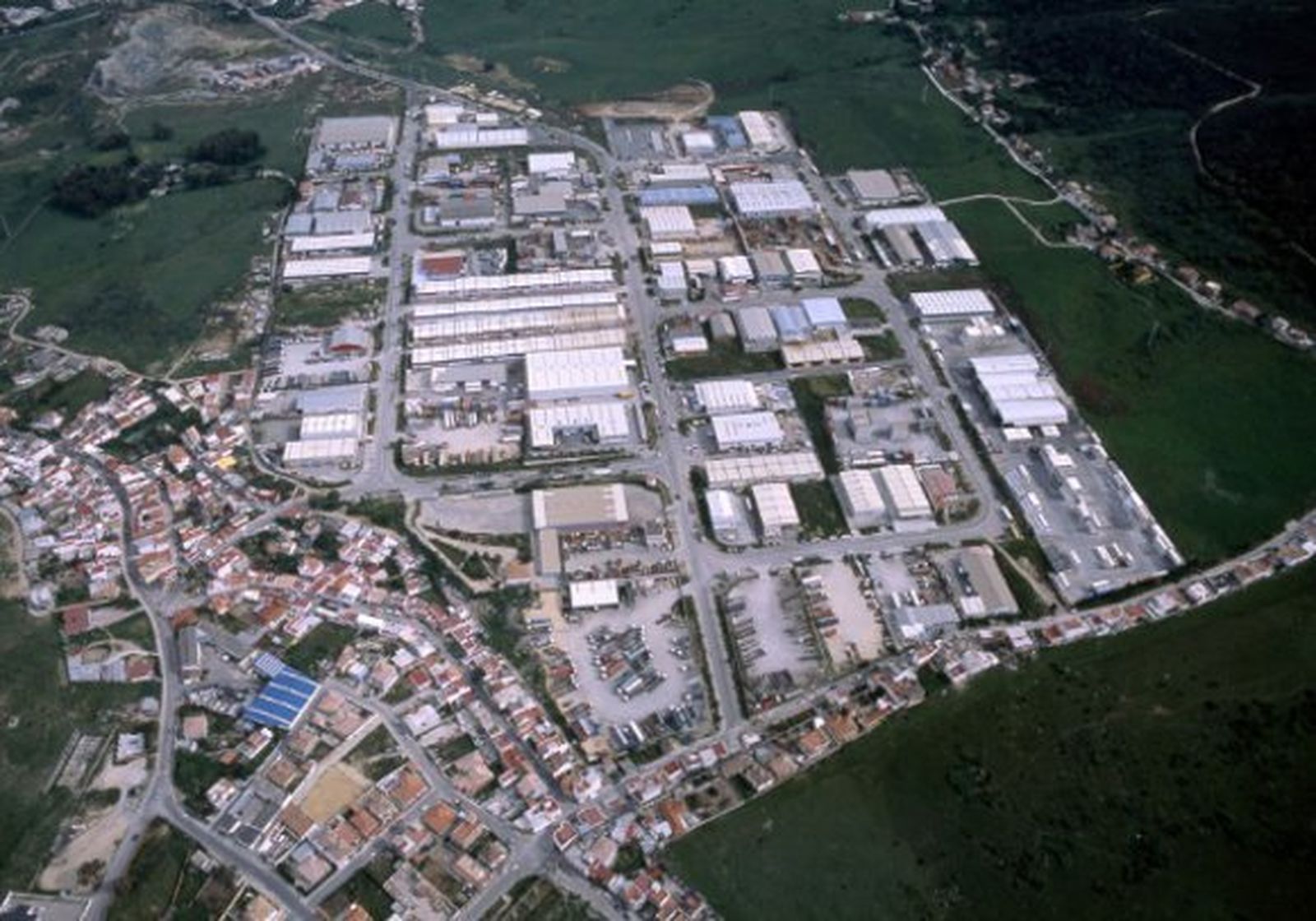 Vista aérea del polígono Los Pastores